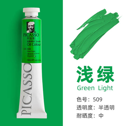 170ml LargeTubes Oil Paint Non-Toxic Excellent Tinting Strength, Mixable for Canvas Painting Artist Beginners DIY Art Supplies