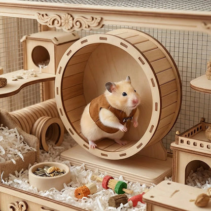 Cute Adorable Hamsters Apparel Skin-friendly with Buckle Cozy Pet Vest Warm Fabric Breathable Small Pets Clothing Photo Outfit