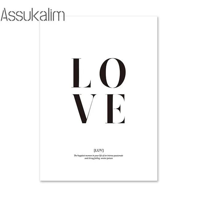 Fashion Wall Paintings Flowers Print Pictures Perfume Canvas Poster Lips Love Art Prints Nordic Wall Posters Living Room Decor