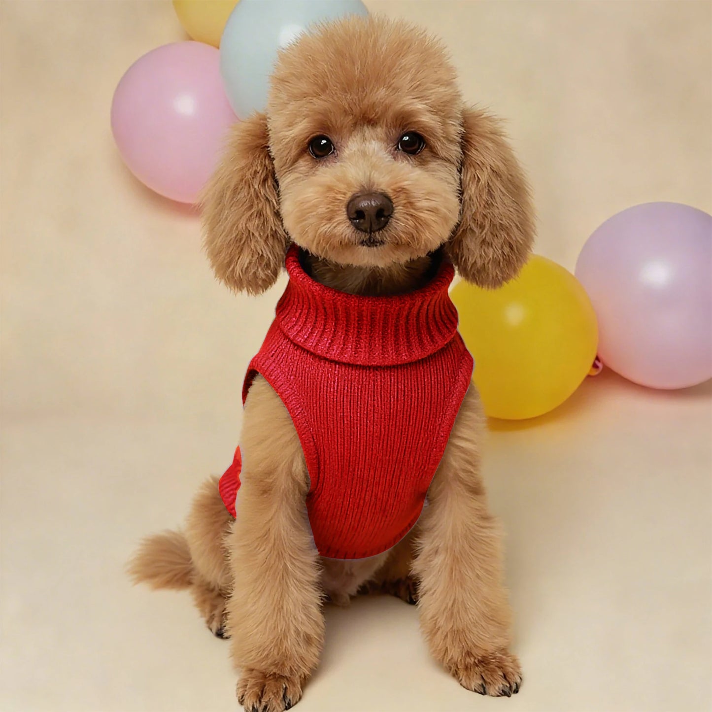 New Pet Small Pet Dog Clothes Sweater Fashion Autumn Winter Solid Fried Dough Twists Knitting Warm Comfort Clothing