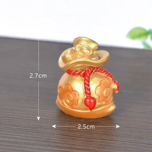 Desktop Decor New Year Decorations DIY Ornaments Resin Home Decor Figurine Auspicious Ornaments Fortune Trinkets Small Ornament
