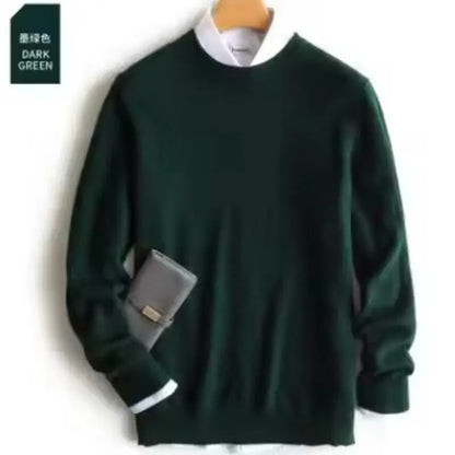 Cashmere Sweater Men Pullover 2025 Autumn Winter Soft Warm Jersey Hombre Jumper Pull Homme Knitted Sweaters