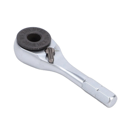 Hex Ratchet Wrench 1/4 Inch Portable Reversible Ratchet Wrench for Car Motorcycle Bike Repair Ratchet Wrench Hex Ratchet Wrench