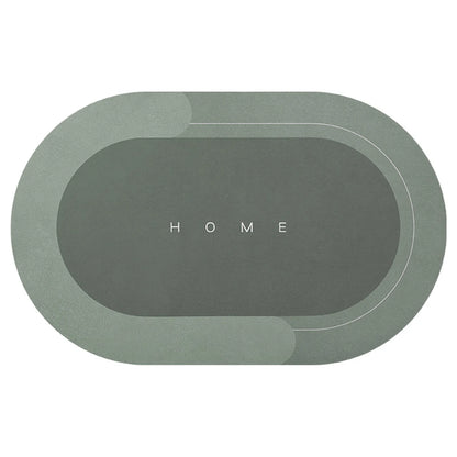 Absorbent Floor Mat Quick Drying Bathroom Mat Non-slip Floor Door Carpet Easy To Clean Home Oil-proof Kitchen Mat