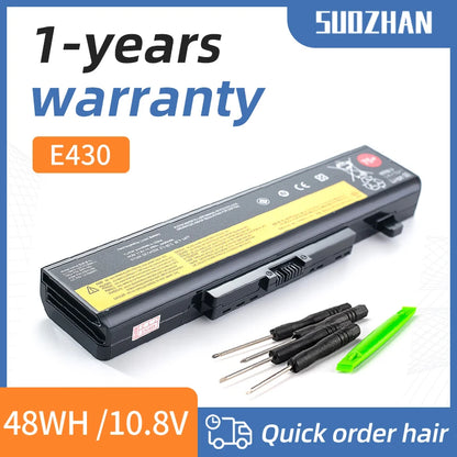 SUOZHAN For Lenovo ThinkPad E430 E530 E431 E531 E435 E440 E540 E445 E545 Z480 Z580 G480 G580 Y580 B590 Laptop Battery 45N1043
