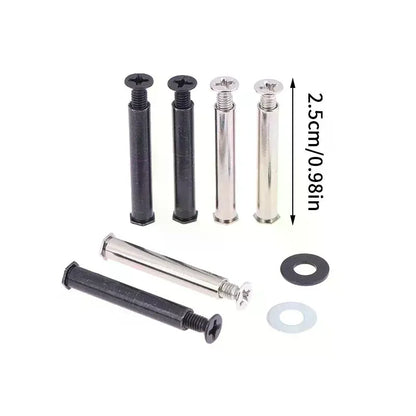 Cooling System Upgrade DIY Kit: 4Pcs Long Screws for Computer Case Fans; Boost Your Console Stability