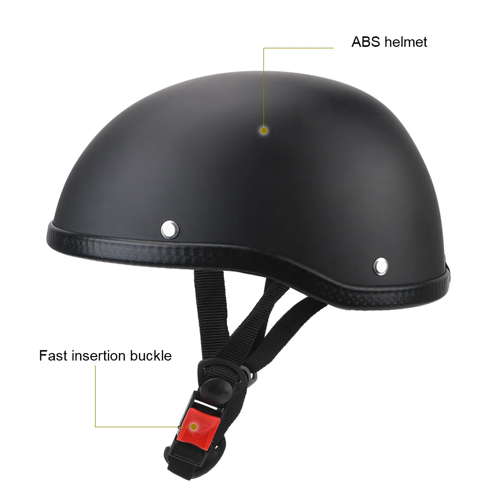 Motorcycle Helmet Unisex MTB Bike Helmet Retro Vintage Half Face Helmet Ultralight Cycling Safety Helmet