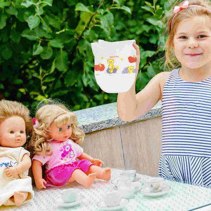 5 Pcs Baby Diapers Reusable Soft Simulation Diapers For Realistic Accessories Barbiedoll Supplies Toy Diapers Babydoll