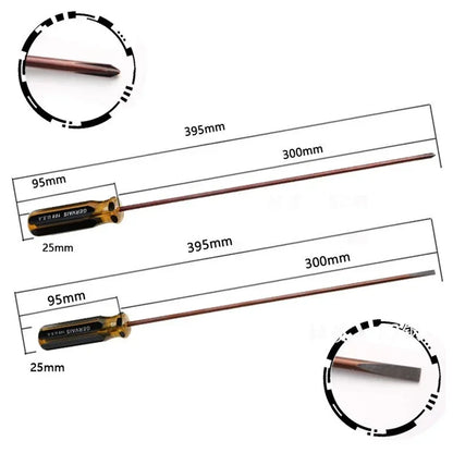 1/2Pcs Extra Long Screwdriver Set Professional Magnetic Slotted/Cross Screw Drivers For Sewing Machine Auto Repairing Tools