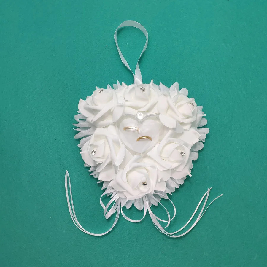 A wedding love beautiful newlywed romantic love ring pillow