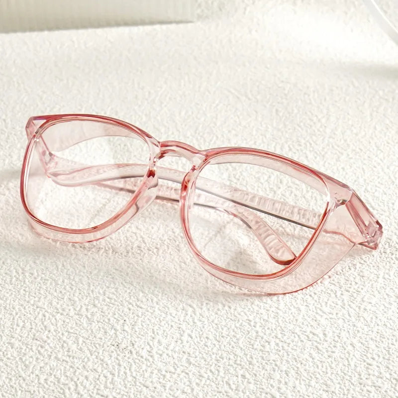 Protective Eyewear Anti Blue Light Anti Dust Fashion Comfortable Goggles Full Surround Safety Glasses with Side Shields Eye