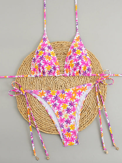 2025 Polka Dot Bikini Set Women Two Piece Swimwear - Flirty Sexy Instagram Beach Vacation Push Up Swimsuit