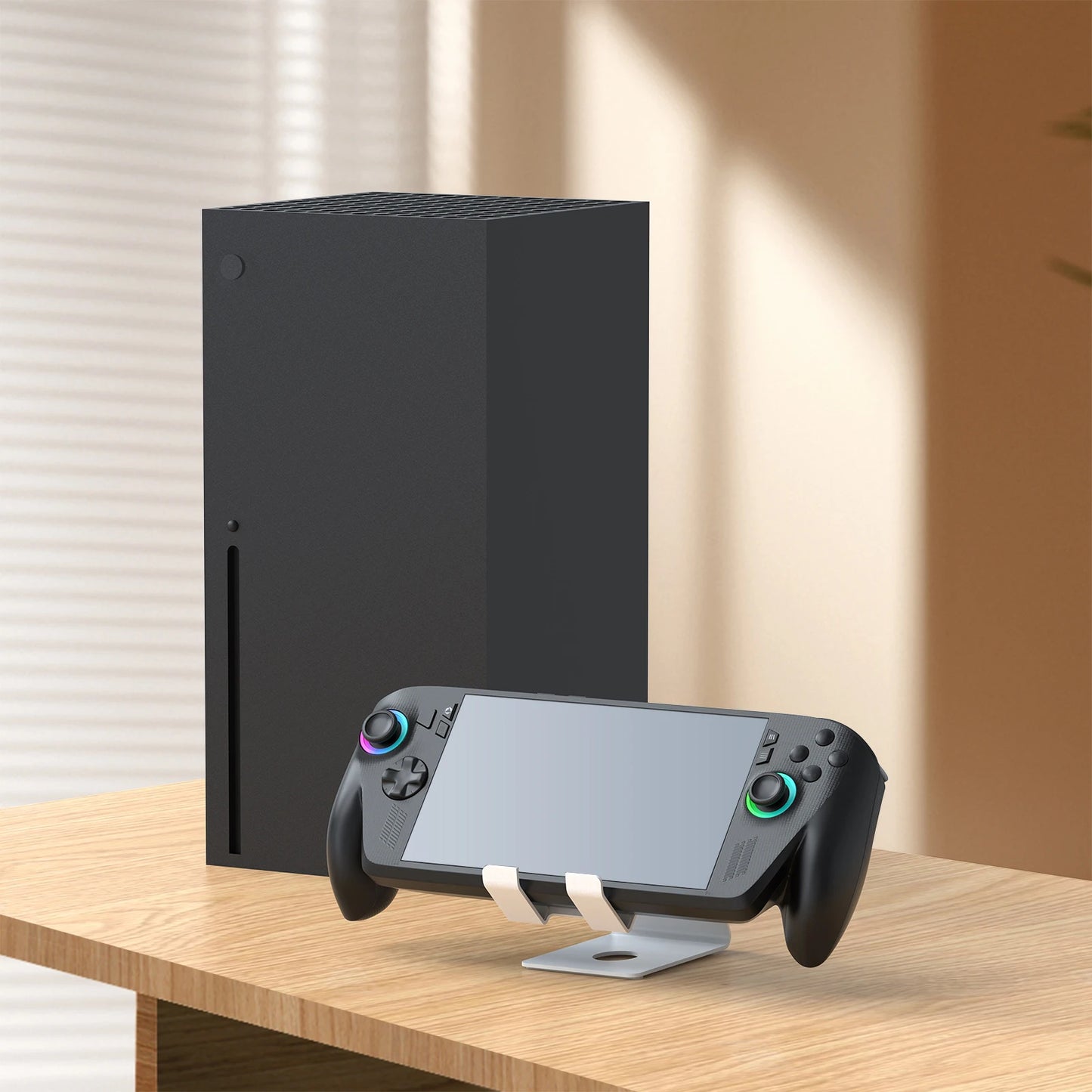 Desktop Stand Game Console Accessories Game Console Holder Storage Bracket for ROG Xbox Ally/X for Switch 2/Steam Deck