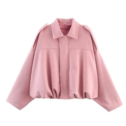 Jackets Autumn Women's 2025 New Outerwear Chic Elegant Loose Warm Women's Coat Street Youth Fashion Joker Coat Jacket