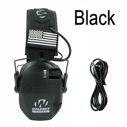 Earmuff Anti-noise Headphone Electronic Shooting Hearing Protection Headset Sound Amplification Foldable