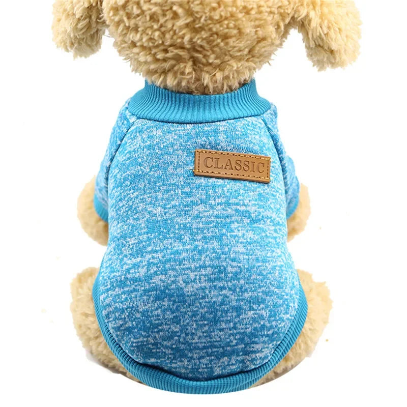 Cute Dog Clothes for Small Dogs Soft Pet Dog Sweater Clothing for Dog Winter Chihuahua Clothes Classic Pet Outfit Accessories