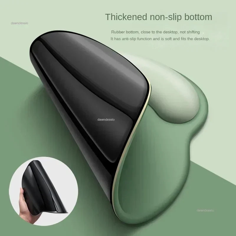 Gradient Mouse Pad Wrist Guard with Wrist Rest Mouse Pad Wrist Support Computer Silicone Mouse Pad