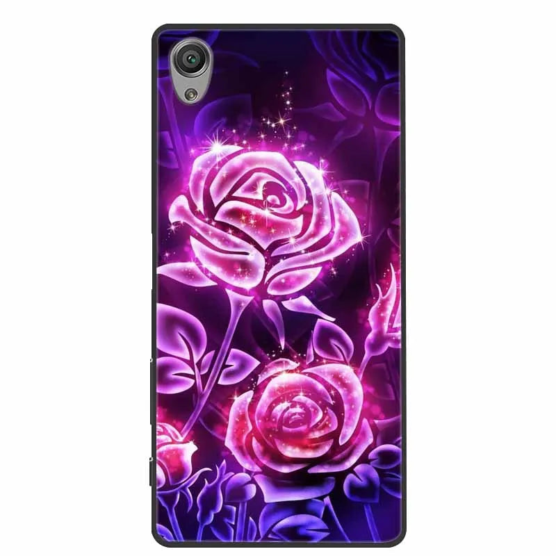 For Sony Xperia X Case F5121 Fashion Soft TPU Silicone Back Cases for Sony Xperia X Cover Protective Funda XperiaX Cartoon F5122