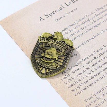 Game Peripherals Five Night At Freddy Brooch Metal Backpack Hat Badge Lapel Pin Fashionable Clothing Accessories Gift For Friend