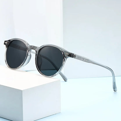 Small-Frame Round Myopia Sunglasses Retro Brand Designer Sun Glasses UV400 Shades Eyewear Men Goggles Diopter 0 To -4.0