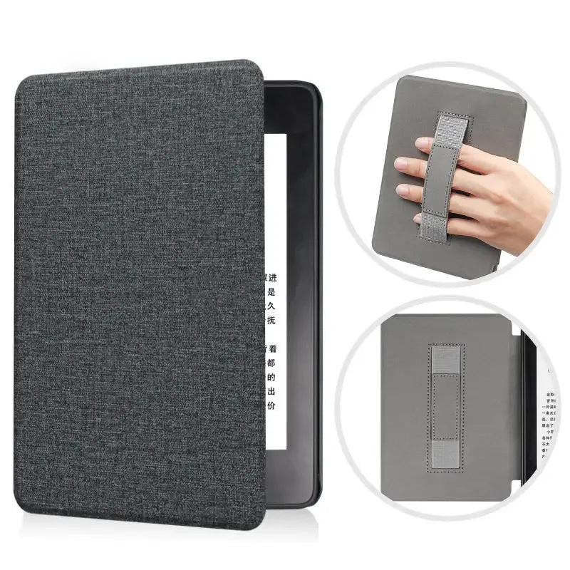 Handle Case for Kindle 2022 Paperwhite 5 4 3 Magnetic Cover 2021 8th 10th 11th Generation 6 6.8 Inch Hand Strap Protective Shell