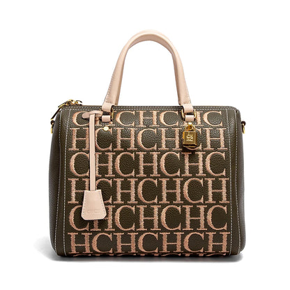 New Women's Trendy Tote Bag, High-Quality Embossed Design, Large Capacity Small Square Handbag, Women's Shoulder Bag