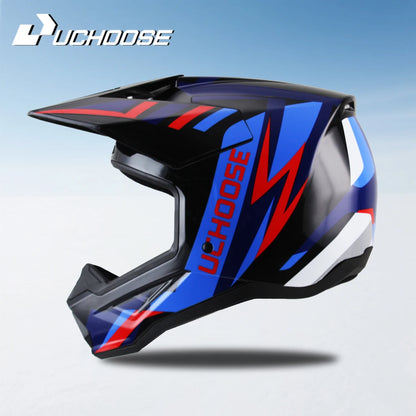 906-Motorcycle Off-Road Helmet, Fully Covered Electric Vehicle, Pulling Full Helmet, Mountain Downhill, All Season