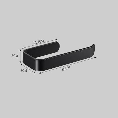 Towels Rack Space Aluminum Without Drilling Self-Adhesive Bathroom Towels Tissue Paper Storage Holder for Kitchen Batchroom