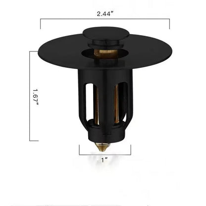 Press Bounce Basin Pop-up Drain Filter Bathroom Shower Sink Filter Plug Wash Basin Hair Sink Strainer Kitchen Bathtub Stopper