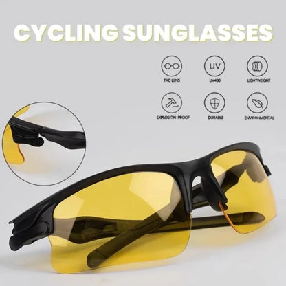 Men Protective Glasses Anti-glare for Driving Goggles Glasses Outdoor Sports Riding Motorcycle Sunglasses UV400 Eyewear