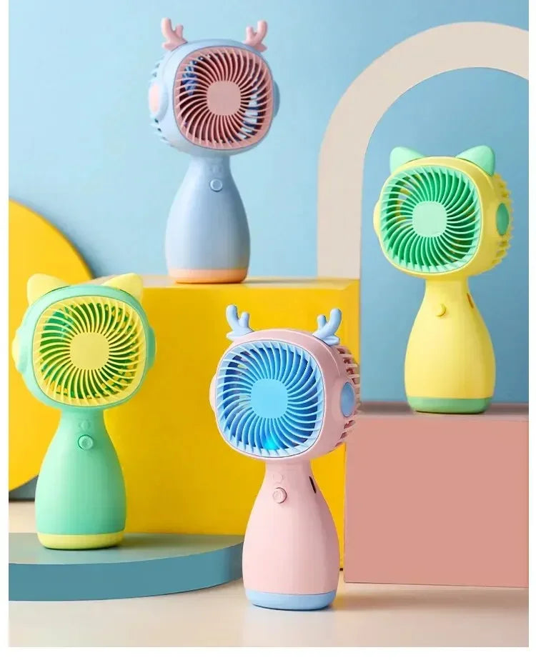 Mini Portable Fan Handheld Electric Fan for Home Outdoor Travel Camping Air Cooler Handheld Small Pocket Portable small Fan 1pcs