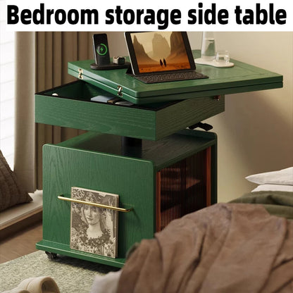 Mobile Small 60cm Coffee Table Home Living Room Luxury Folding Lounge Center Side Table Carts Mesa De Centro Nordic Furniture