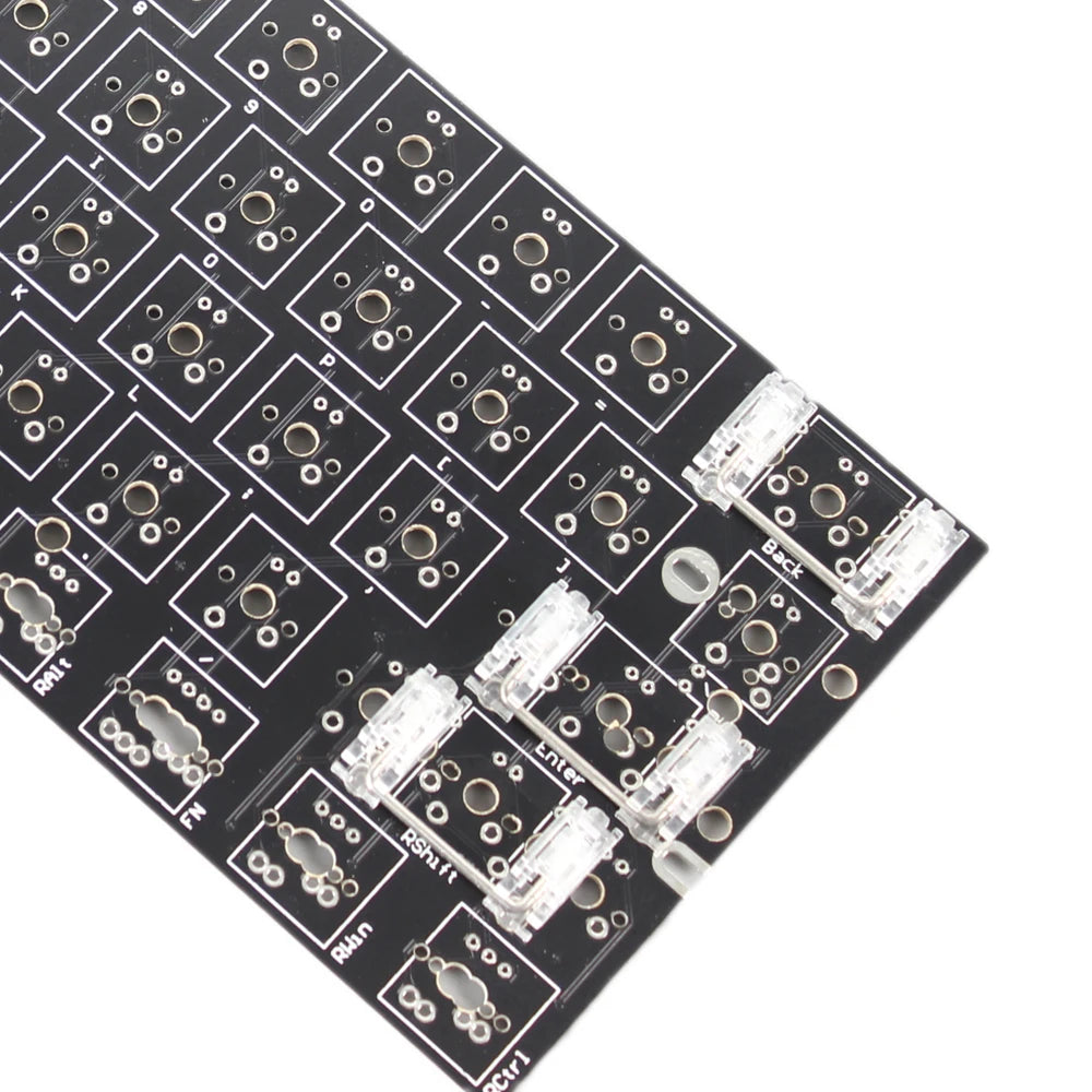 Cherry Style OEM Clear PCB-mounted PCB Stabilizers Satellite Axis 7u 6.25u 2u  For MX Switches Mechanical Keyboard Big Keycaps