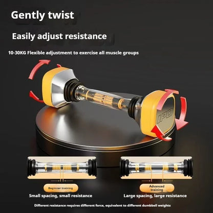 Vibration Dumbbell Swing Dumbbell Multifunctional Adjustable Weight Dumbbell Men'S Home Silent Shaping Fitness Equipment