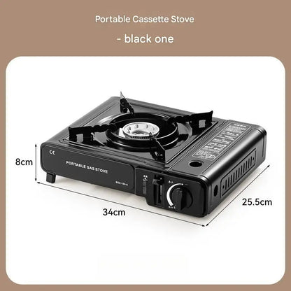 Portable Outdoor Gas Stove, Suitable for Camping, Barbecuing, Hiking, Backyard Cooking, and Home Use Windproof Ring Not Included