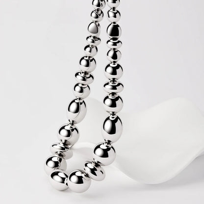 Round bead personalized necklace retro simple size bead necklace necklace necklace necklace accessories for women to wear