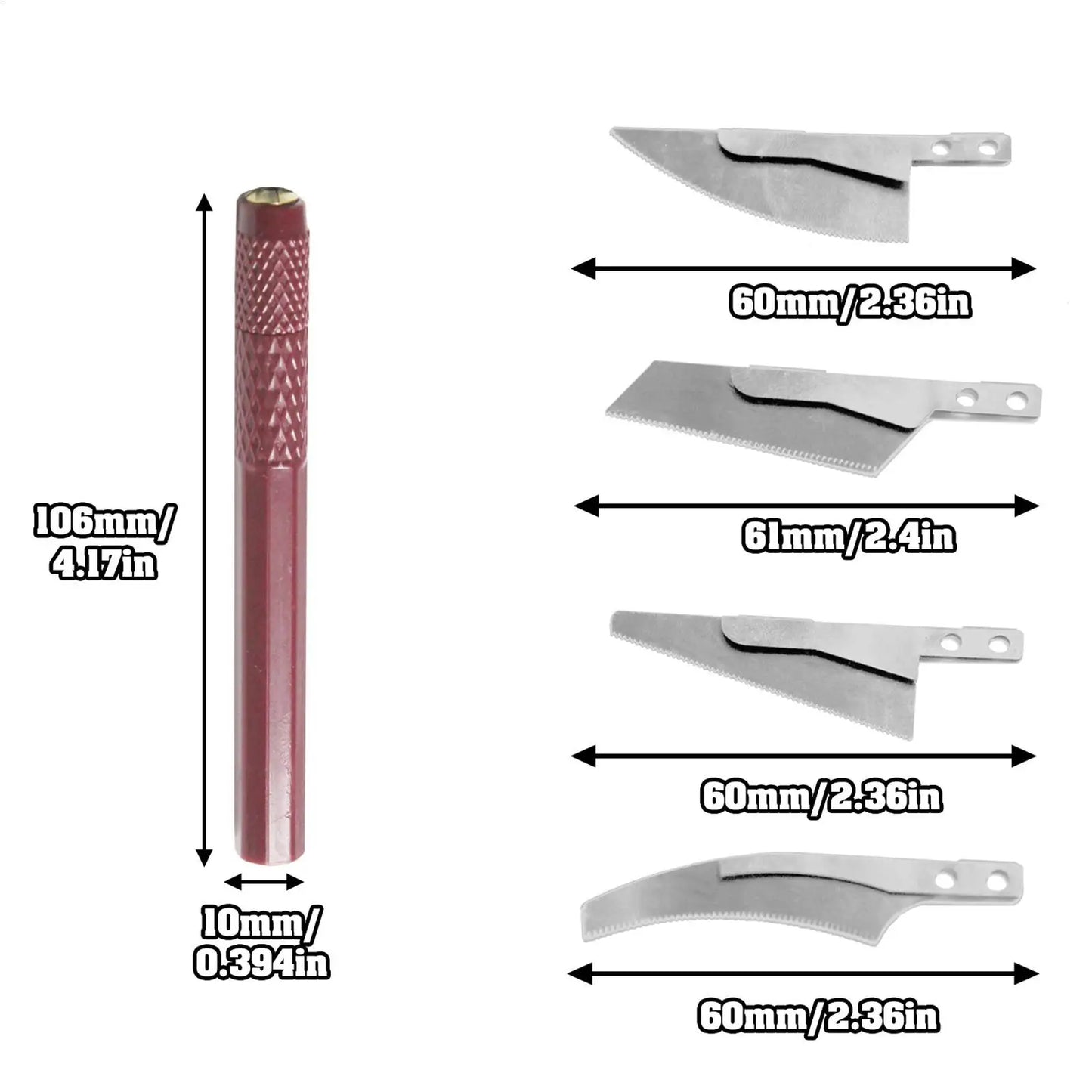 Model Craft Hand Saw Craft Tools Hand Model Saw Kit Hobby Craft Saw Hacksaw Tool Kit with 4 Craft Cutters for Handcrafted