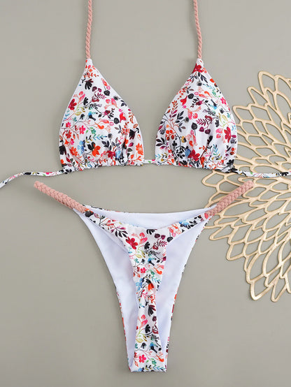 2025 Polka Dot Bikini Set Women Two Piece Swimwear - Flirty Sexy Instagram Beach Vacation Push Up Swimsuit