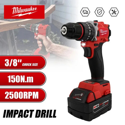 Milwaukee Brushless Power Tool Set, Angle Grinder, Drill, Polisher, Impact Wrench, Multi-function Cordless Power Tools Hot Sale