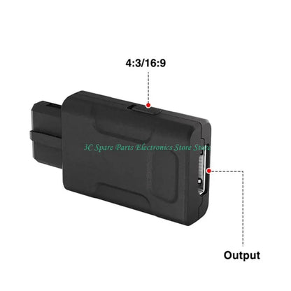 SZ Gaming Accessories for Game Console Auto Identifying S-Video AV Portable