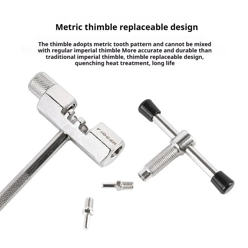 Mountain Bike Chain Cutter Chain Unloader With Nickel Plated Top Pin All Steel Chain Remover Road Bike Chain Removal Tool