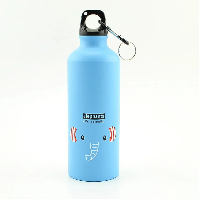 Camping Alloy Water Bottle 500ml Outdoor Portable Cycling Water Bottle