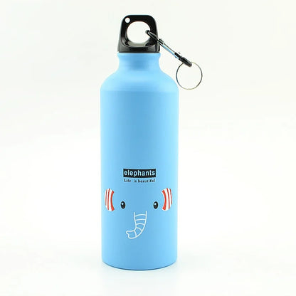 Camping Alloy Water Bottle 500ml Outdoor Portable Cycling Water Bottle