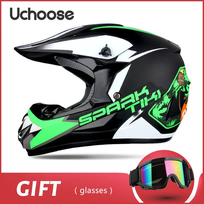 Full face motorcycle helmet for mountain bike  off-road  classic, MTB, racing, motocross, downhill, downhill