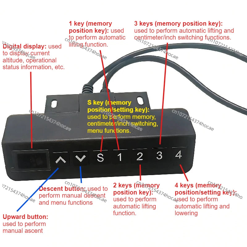 Office Desk/hand Cranked Desk/modified Electric Lifting Desk Accessories [recommended Purchase Complete Set  Equipment]