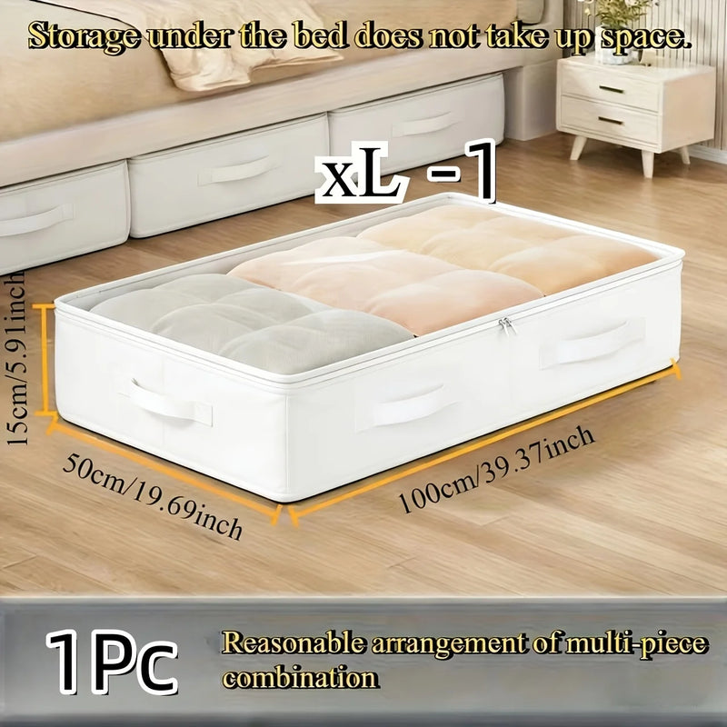 1 Large Storage Organizer Bag| Upgraded and Thickened for More Durable Nylon Multi-Layer Clothing Storage Bag