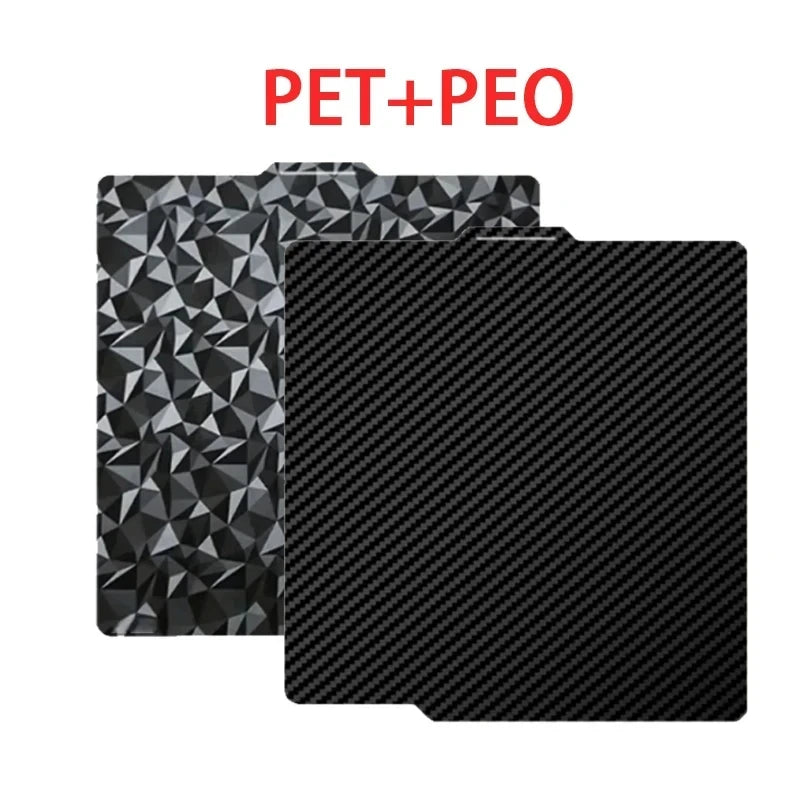 For Bambu lab P2S X1 P1S Carbon Build Plate A1 PEI Sheet Textured Double Sided PEO PET Bed For  Bambulab P1S P1P X1C Build Plate