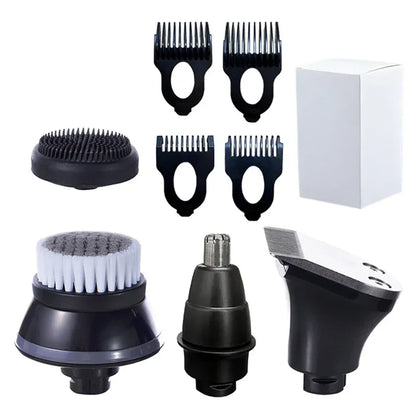 Replaceable Electric Shaver Head 3/5/6/7/8/9 Floating Blade Head Nose Trimmer Hair Clipper And Face Cleaning Brush Massage Head