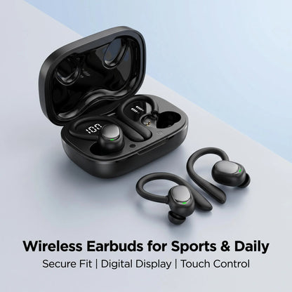 Original Lenovo SP180 Sports Wireless Earphones LED Power Display Hifi Stereo Sound Headset Bluetooth Headphones with Mic