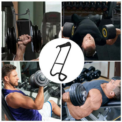 Dumbbell Spotter Hooks 250 Lbs Load Capacity Heavy Duty Dumbbell Hooks Heavy Power Dumbbells Rack Attachments Safety Connector